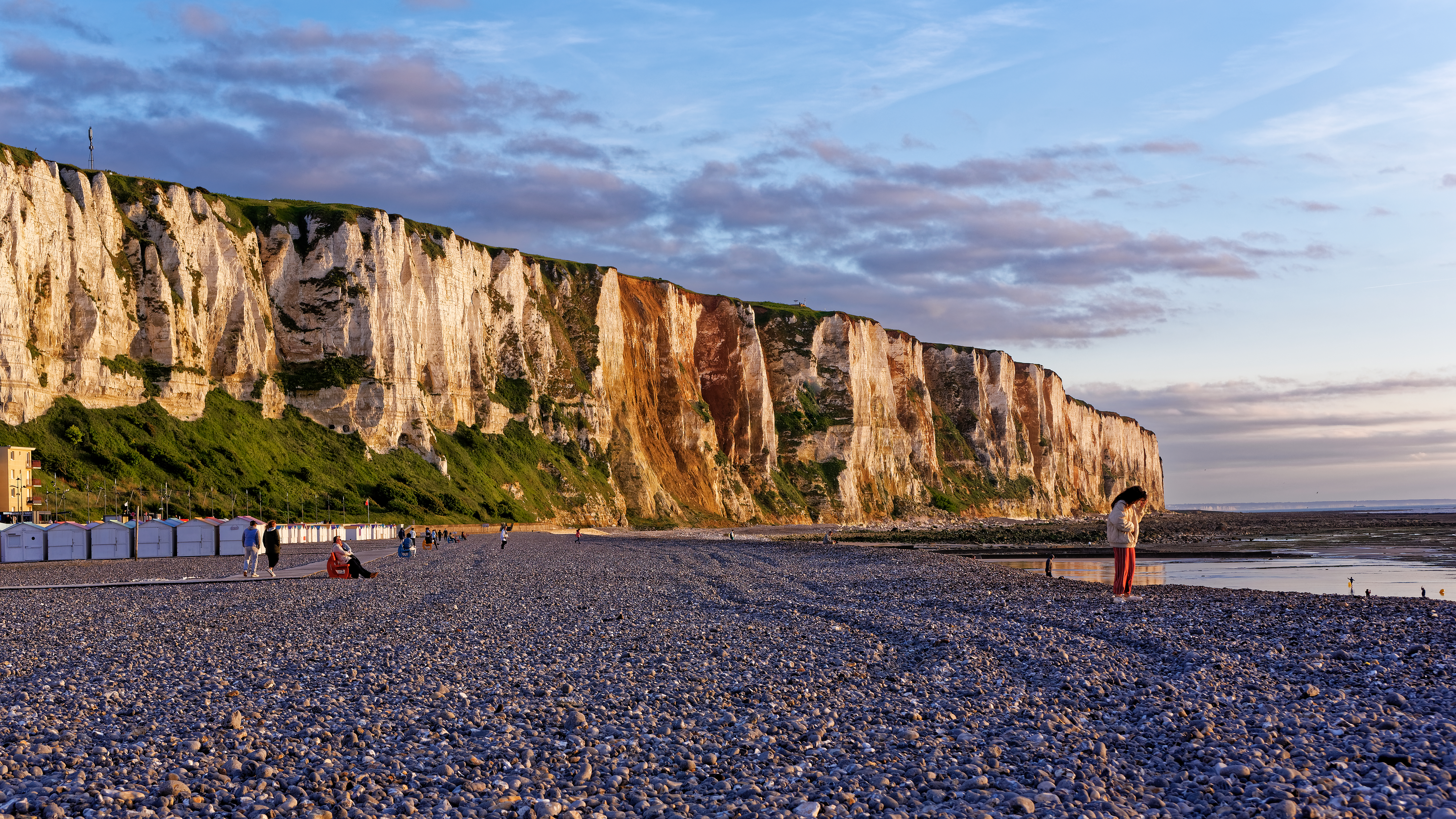 Falaise au couchant